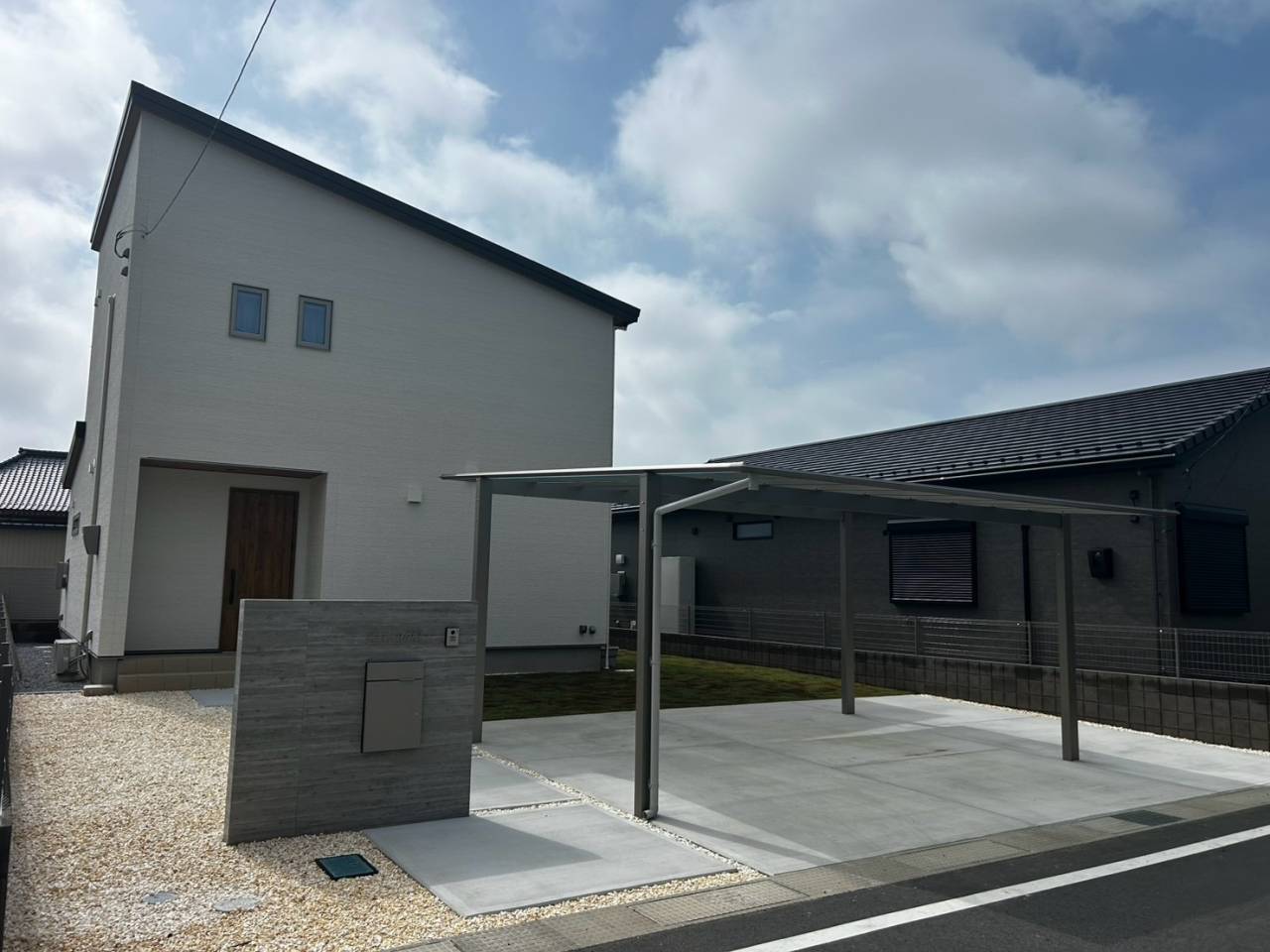 群馬県館林市 新築外構工事施工
